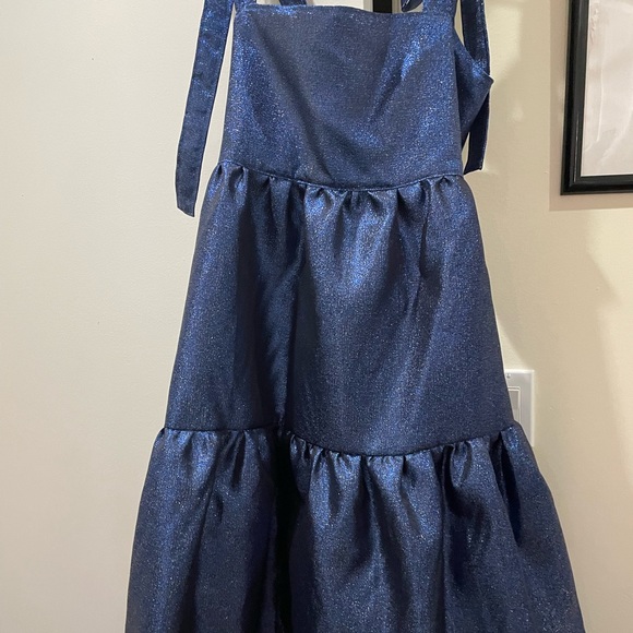 Brand New w/ Tags Mia Layzell Women’s Willow Dress in Sparkle Midnight Print, L - Picture 9 of 11